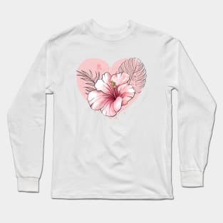 hibiscus Long Sleeve T-Shirt